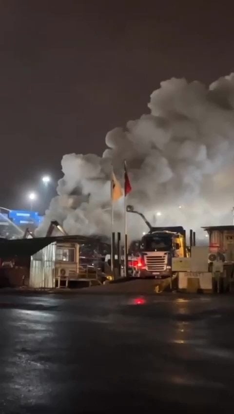 Ambarlı Limanı İtfaiye Ekipleri